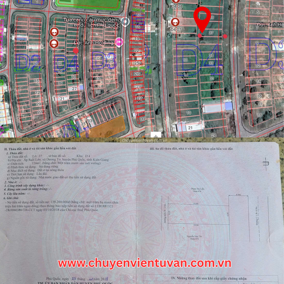 BÁN NỀN ĐẸP – SỔ HỒNG FULL THỔ CƯ – KHU TÁI ĐỊNH CƯ SUỐI LỚN 73HA