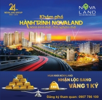Novaland tung ra chương trình mới" Khám phá hành trình Novaland"