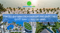 Tóm tắt quy định tách thửa đất phú quốc theo quyết định 11/2021/QĐ-UBND